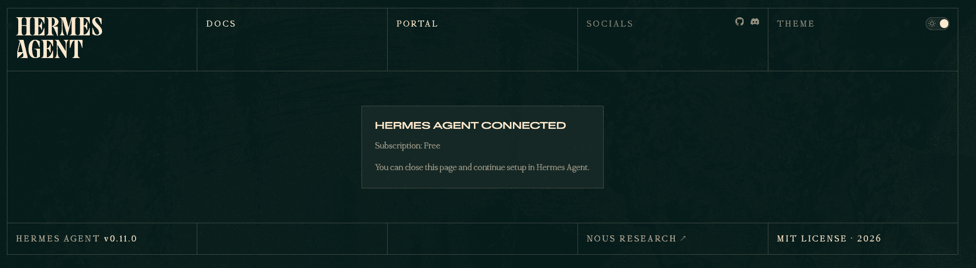 hermes-connect-success