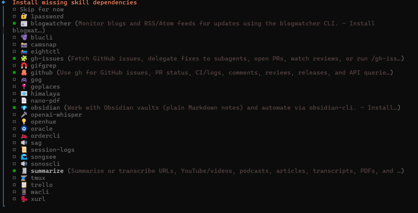 openclaw-missing-skill-dependencies